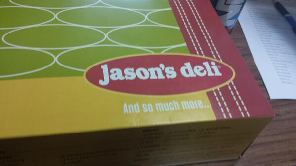 rutsinalina's tweet photo. CRISIS ALERT: Thank you!!! @GCHouston and @jasonsdeli for #lunch #awesome #gch2014 http://t.co/wANKR94U8I