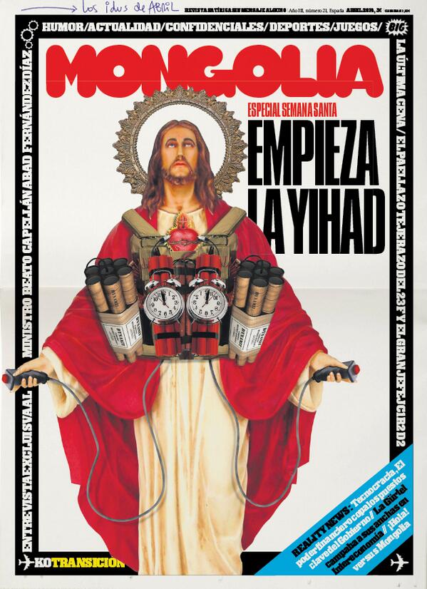 revistamongolia's tweet photo. NUEVO MONGOLIA YA A LA VENTA EN KIOSKOS!!! EMPIEZA LA YIHAD!!! http://t.co/E6oCpfsiMJ