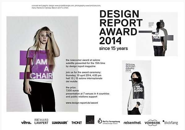 LUMINAIRE_'s tweet image. Celebrating 15 years of finding the young talents in #design w/ #DesignReport! Read more bit.ly/1hprNPj