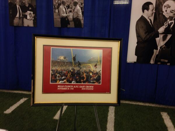 MQMulville's tweet image. Photos at the remembrance event for Ralph Wilson.