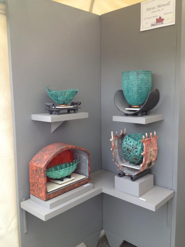 Check out Steve Howell's work at the G'ville Spring Arts Fest. Booth 509 until 5:30 today. See you there.