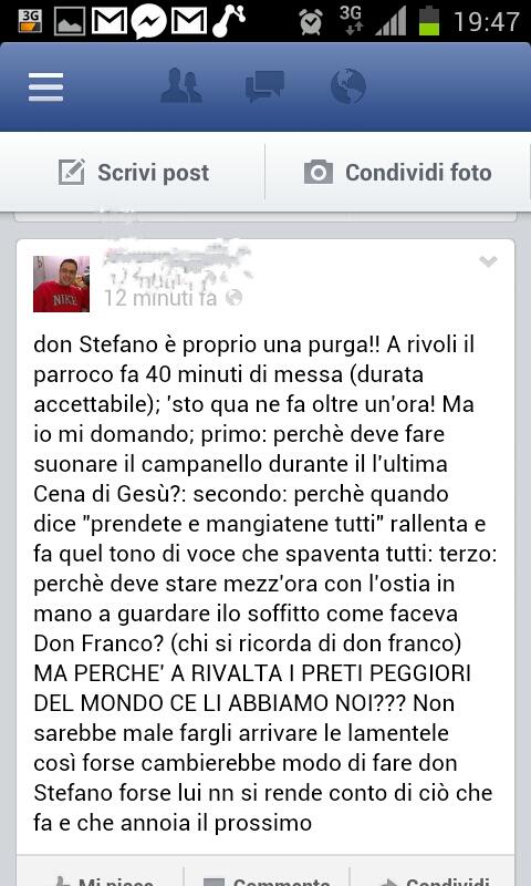 alessandrodefeo's tweet photo. Sòpprobblemi http://t.co/X1vk4WQeNq