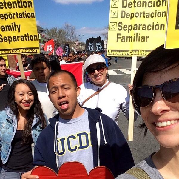 #ucdc representing at the #twomilliontoomany - demanding #not1moredeportation rally/march. #immigrationreform #hu...