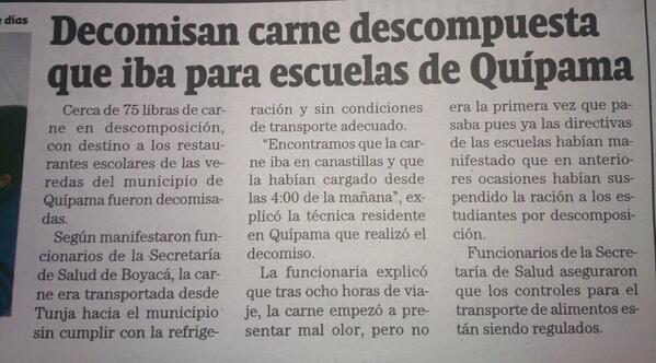 RAFAELSOLANO21's tweet photo. No es la primera vez que pasa esto en @QuipamaBoyaca  #QuipamaBoyacá que pasa @MinSaludCol  @GoberBoyaca http://t.co/R3pg4DDmRB