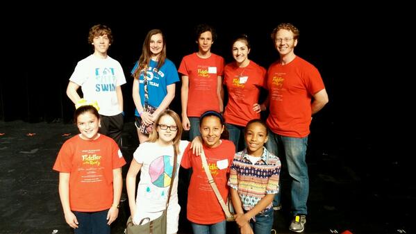 BobcatPlayhouse's tweet photo. Bobcat Playhouse representing at Memorial High School! Bobcat Players killed it this morning! http://t.co/VEiZz8uMg0