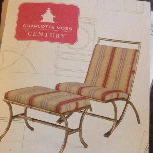 CharMossNY's tweet image. Looking forward to @CenturyFurnitur cocktail party tonite for the launch of collection at #HPMKT2014- see you there