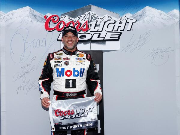 RECAP: Tony Stewart nabs the #CoorsLight Pole for the #DuckCommander500. nas.cr/rX3D