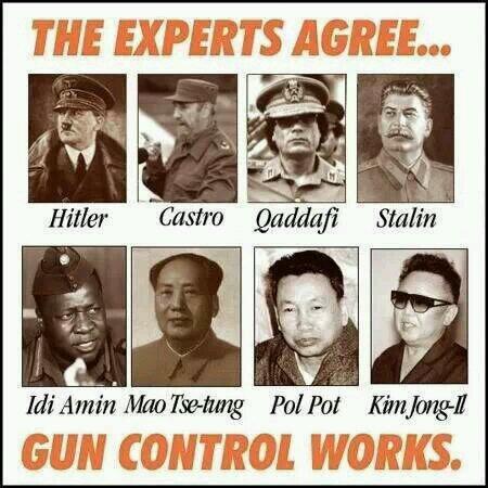 RedNationRising's tweet photo. Obama Is Striving To Join This List Of #GunControl Experts! #StandWithCT #MolonLabe #2ndA #NRA #RedNationRising http://t.co/lQwrmEKWfd
