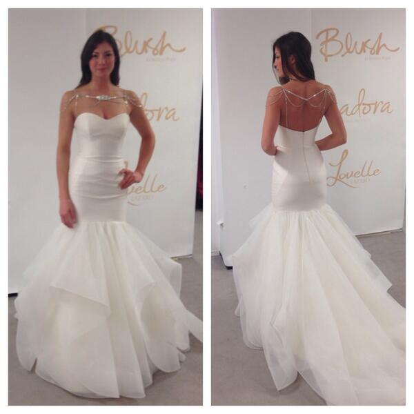 Sneak peak of the new <a href="/BlushbyHP/">Blush</a> collection! Simple, sparkle detail, gorgeous skirt... I'm in love #BlushHayleyPaige