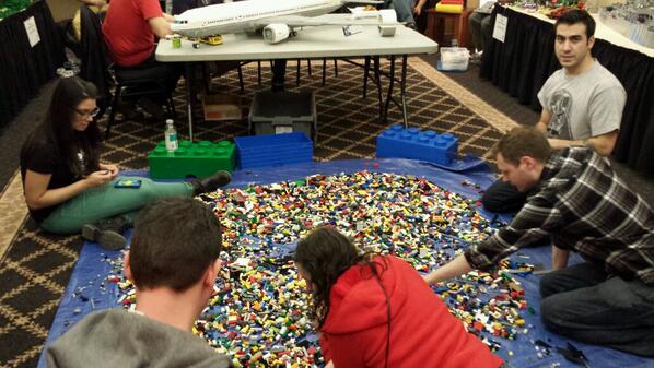 AdAstraSociety's tweet photo. Practicing safe LEGO with @torolug http://t.co/EeiCHCDBKn