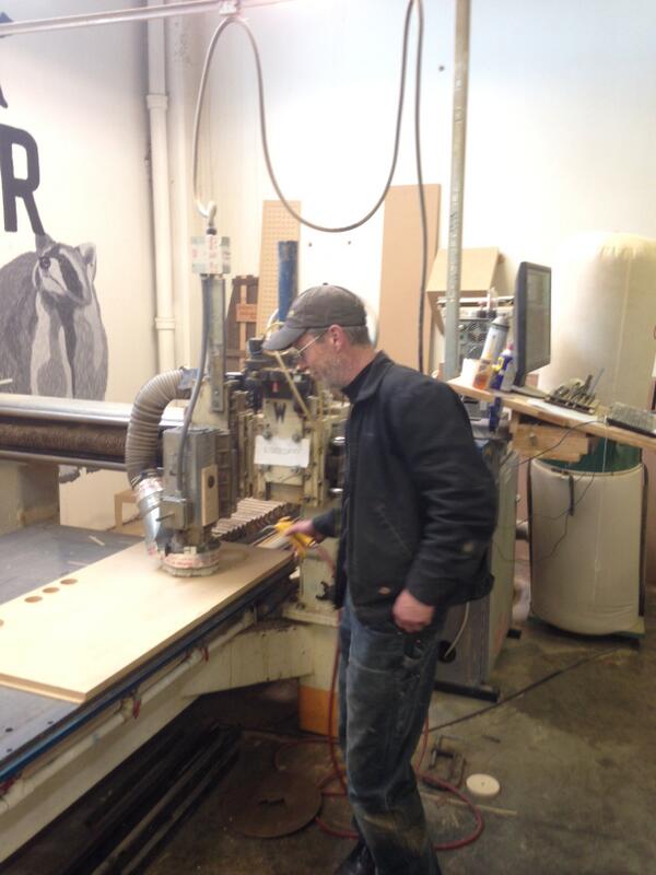 Michael_Aubry's tweet image. Presenting the first CNC'd part @ArtDesignPDX using #CAM360 in @adskFusion360.