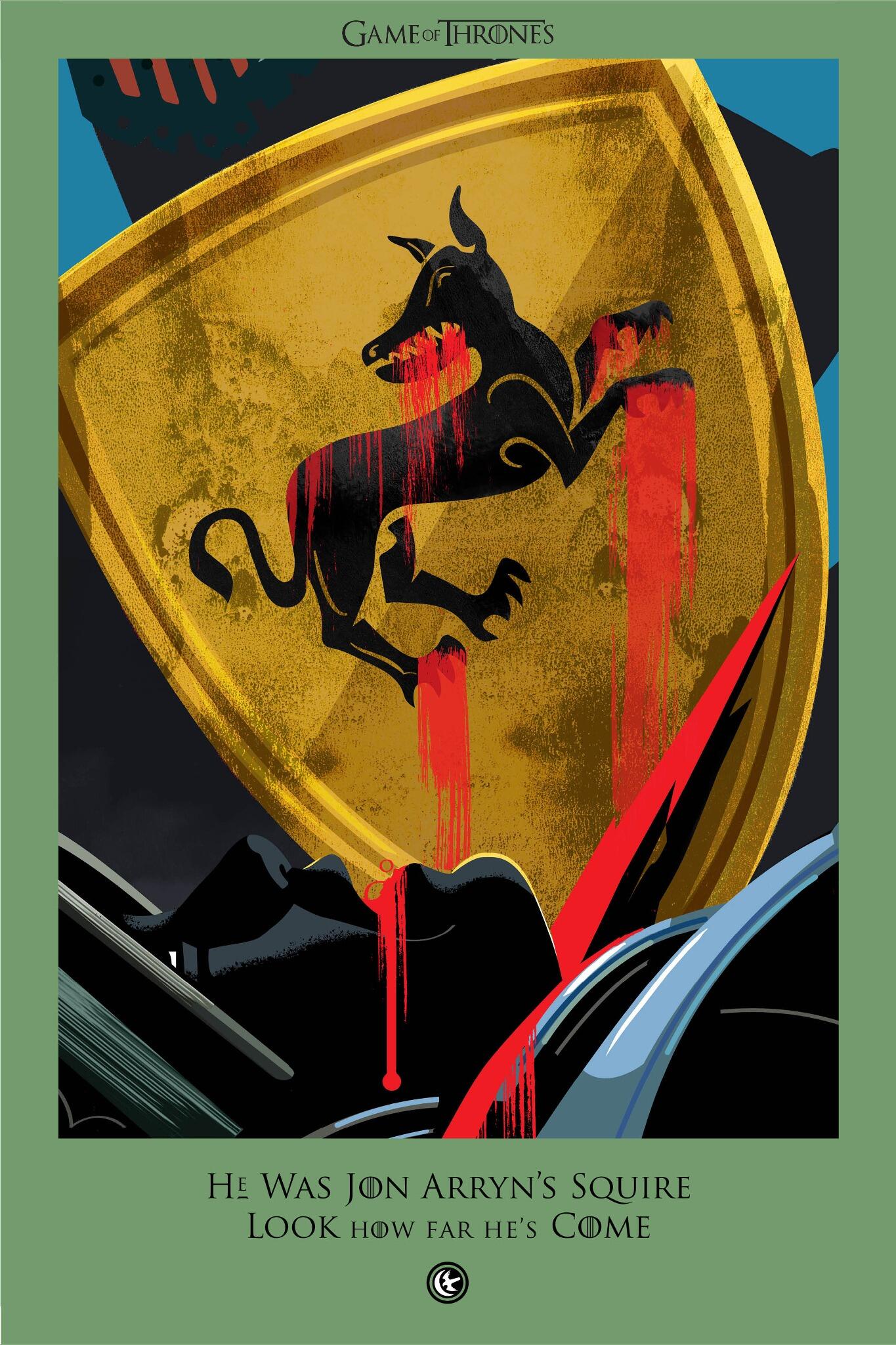 Game of Thrones on Twitter: "Commemorate Ser Hugh of the Vale with artisan  @RobertMBall's #BeautifulDeath illustration. #TakeTheThrone  http://t.co/NMpikngRIH" / Twitter