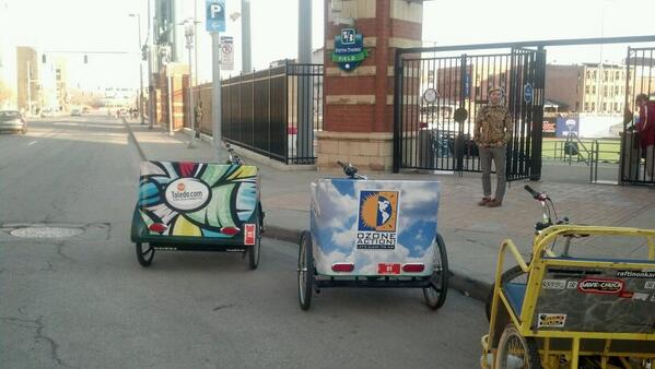 Pedicab Saturday <a href="/MudHens/">Toledo Mud Hens</a>