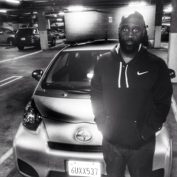 PlugWonDeLaSoul's tweet image. The garage cam caught me posing? Bout 2head 2 Flight Club 4more #kicks shout 2 @scion 4 the transpo. #plug1 #scion