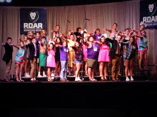 christineann33's tweet image. So proud of the Phi Mu /FIJI cast!! #springsing2014