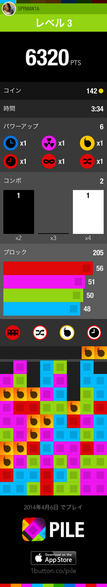 spymania2's tweet photo. PILEで遊んだよ。みてみて (http://t.co/rTAELrEJyK)! http://t.co/Qpu9mOswGn