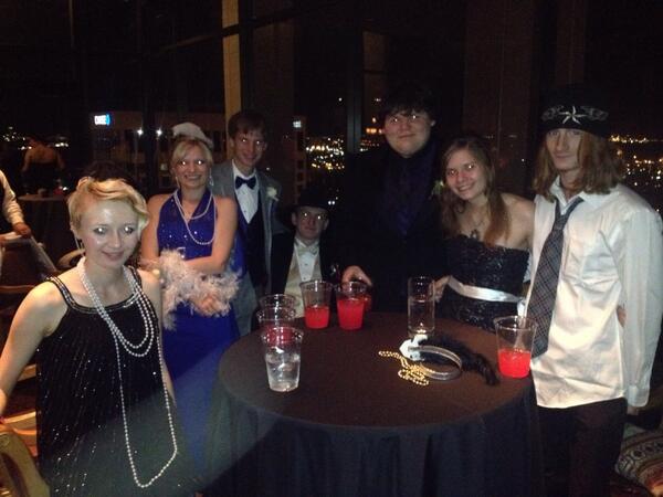 rschornick's tweet photo. Celebrating great times at #ohsprom14 http://t.co/6ZB6K9EE0h