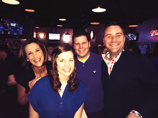 The #ValleyToday crew together at the <a href="/BulldogTap/">BulldogTap</a> for one last night. <a href="/JohnTrierweiler/">John Trierweiler</a> @LisaBudeauVNL @MaecyEnger