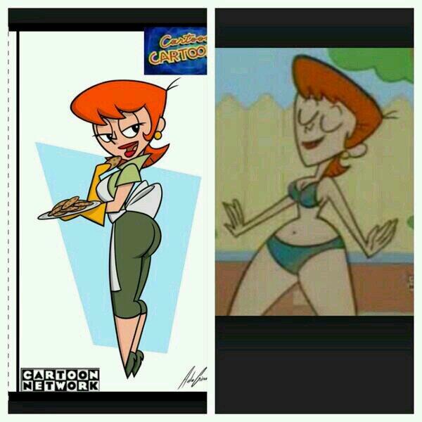 Dexter's mom from Dexter's Laboratory was lowkey THICK AF. 