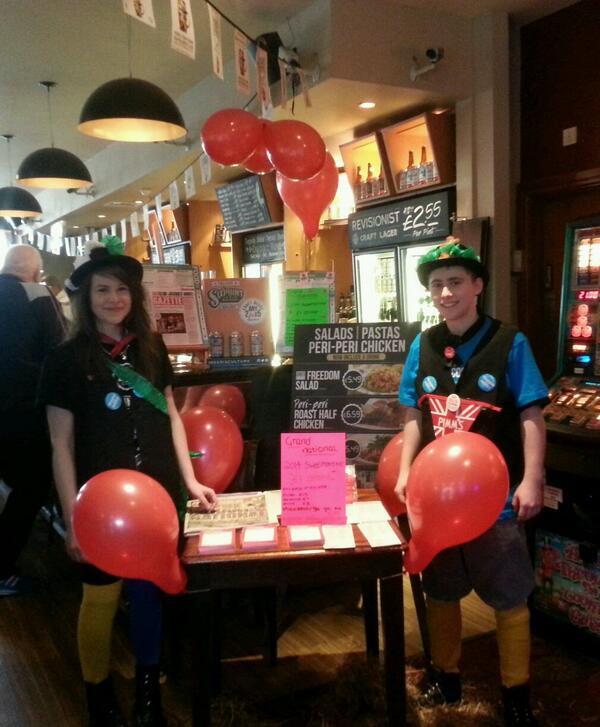 WetherspoonsB3's tweet image. #GrandNational in &apos;Spoon&apos;s