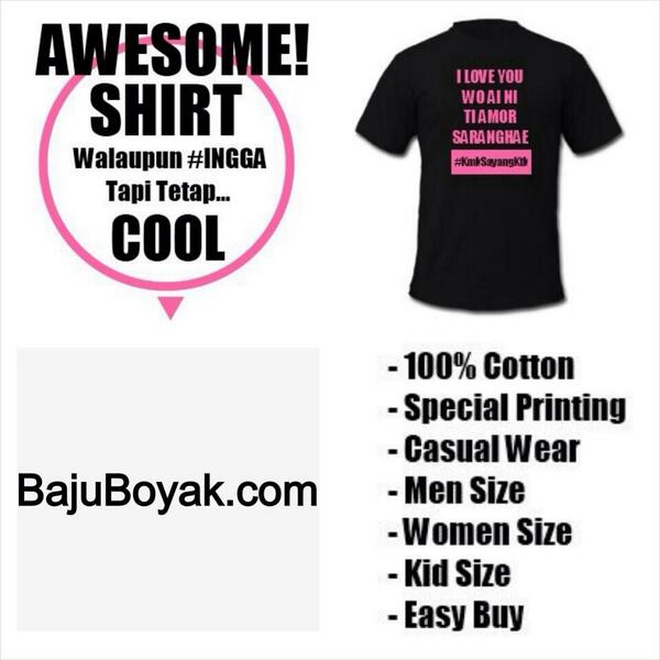 BajuBoyak's tweet photo. T-Shirt Kamek Sayang Kitak "Love Affair" now available at http://t.co/vMk5XkjDbp All Size Available with Ready Stock! http://t.co/6OJ2yaes19