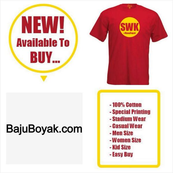 BajuBoyak's tweet photo. Tshirt Sarawak Ngap Sayot now Available at http://t.co/vMk5XkjDbp Ready Stock and All Size Available! ##NgapSayot http://t.co/Ne32SQExhO