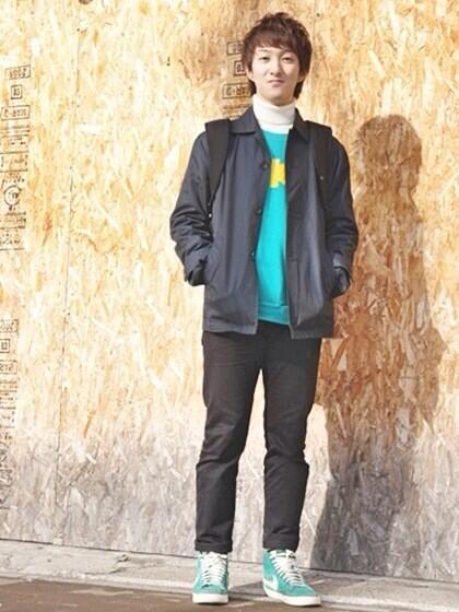 handsonfsnap's tweet photo. 【Web更新！】北星学園大学2年 古川貴一くんのスナップをUPしました！

NIKEのスウェットとスニーカーがお���落です☝︎
http://t.co/otwfd70YH3 http://t.co/xbdcjYIVXv