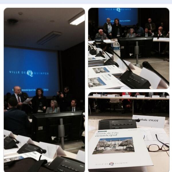 AngotN's tweet photo. Premiers moments avant l'élection du maire de #quimper @OsonsQuimper http://t.co/v7rigRDHGG
