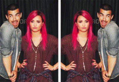 PostBadLovatic's tweet photo. Une fois, Joe à demandé à sa mère si elle pouvait adopté Demi. #JemiFact #JoeJonasFact http://t.co/U7i76gtgPV