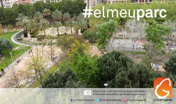 CompromisGandia's tweet photo. Sentiments, de pertinença a un lloc, de l'estima per un raconet, per un arbre o un banc que compartírem #elmeuparc http://t.co/udJoeRlu6G