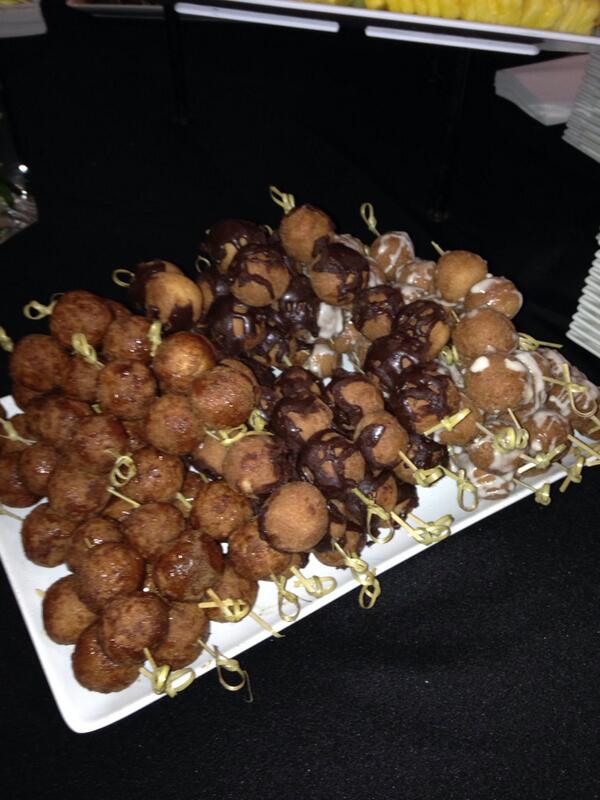 RankKimberly's tweet photo. Donut holes at #Bush25. My day has instantly been made. http://t.co/4QlssZOyte