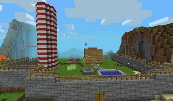 WallsNet's tweet image. How u guys like my mcpe world
