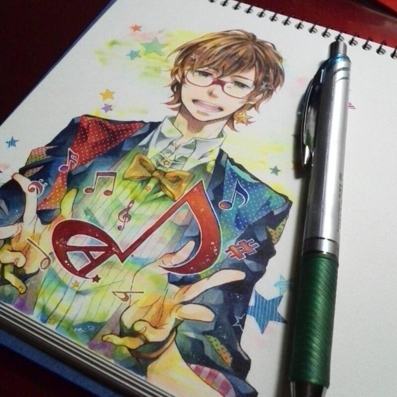 ねここ 原画は結構暗いです 大きい絵描けないので大きさはシャーペンと同じくらい 私にしては大きめに描いた Http T Co Cfgj2sta9r