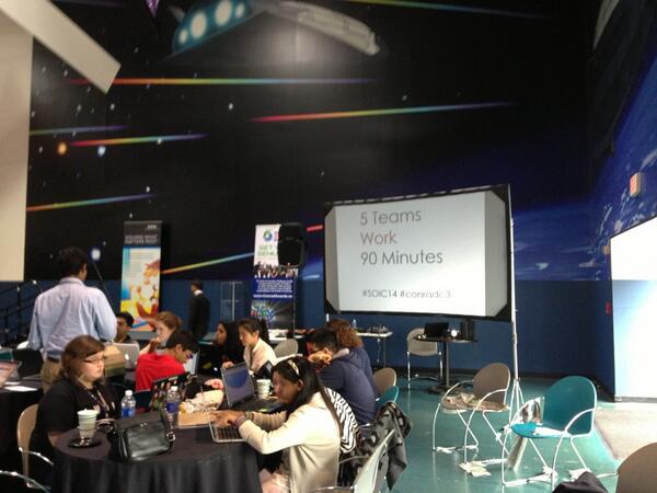 thefetchfive's tweet photo. It's the final countdown #conradc3 #SOIC14 http://t.co/QqM0M1MQbL