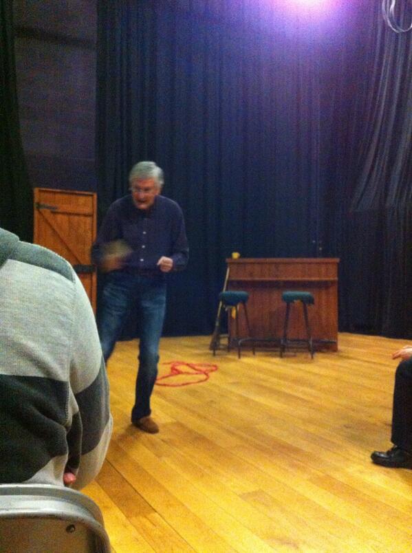 ISDA2014's tweet image. Judgement time for Matar Dei's 'Playboy of the Western World' #feedbacksession