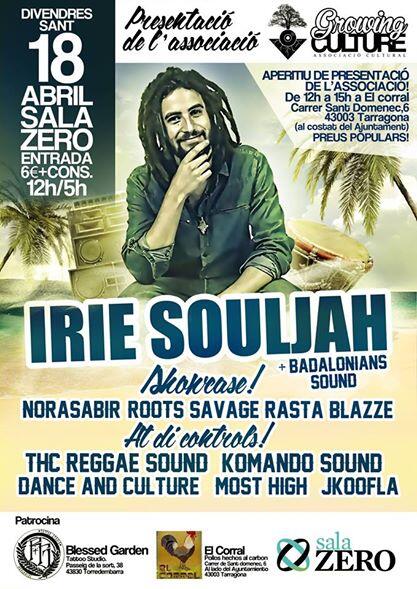 GrowingAC's tweet image. Ens estrenem a twitter! Presentació de l'associació 18 d'abril amb @Irie_Souljah i @BadalonianSound. Nah miss it!