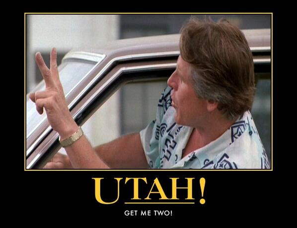 Image result for utah give me two