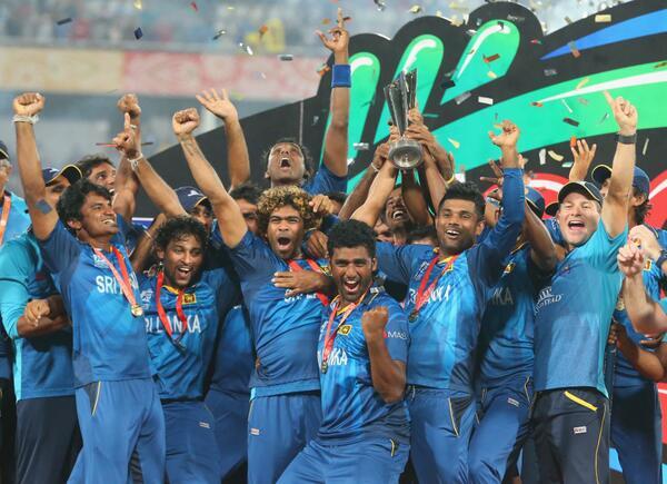 SAfridiOffical's tweet photo. Congratulations @OfficialSLC, #wt20 Champions! http://t.co/4sYeTKvLJx