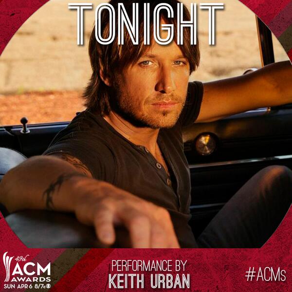 KeithUrban's tweet image. Tune-in to the @ACMAwards TONIGHT at 8/7c on CBS! Who's excited to see Keith perform?! #ACMs