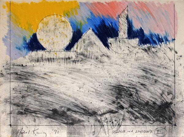 QuestGallery's tweet image. &apos;Sculpture in a Landscape VII&apos; by #michaelkenny #drawing #RA
