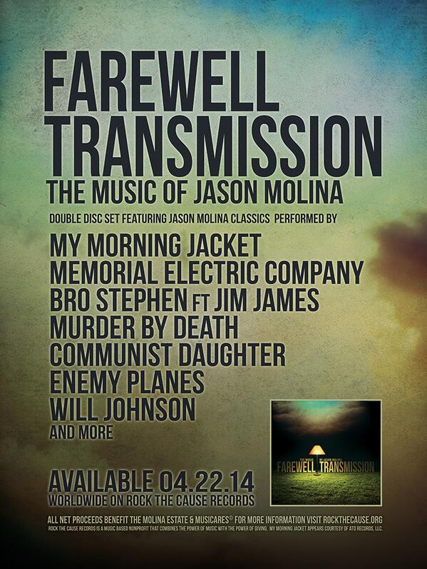 rockthecause's tweet photo. 10 PM CT #CauseRock @cities97radio #FarewellTransmission @mymorningjacket @doubleasterisk @Farewaukee @iHeartRadio http://t.co/TTC5bwY5BI