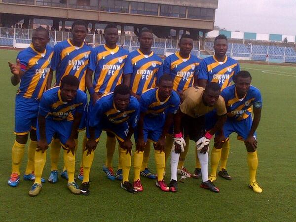 CrownFootball's tweet photo. The squad that did the @gombeutd  killing,well done Bode you came back from eye-lid injury to give an across 2 Nnedum http://t.co/aPK0yJYtwV