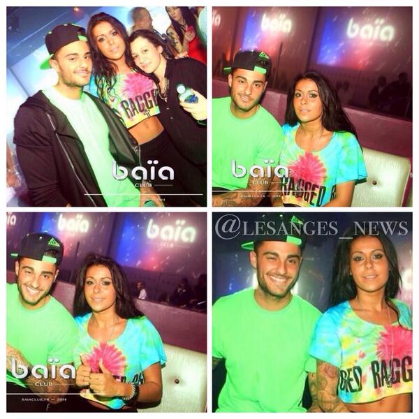 RealityTv_News's tweet photo. #RT @Shannakress83 et @thibaultmiami hier au Baïa Club. #LesAnges6 http://t.co/8usJC1BGDc