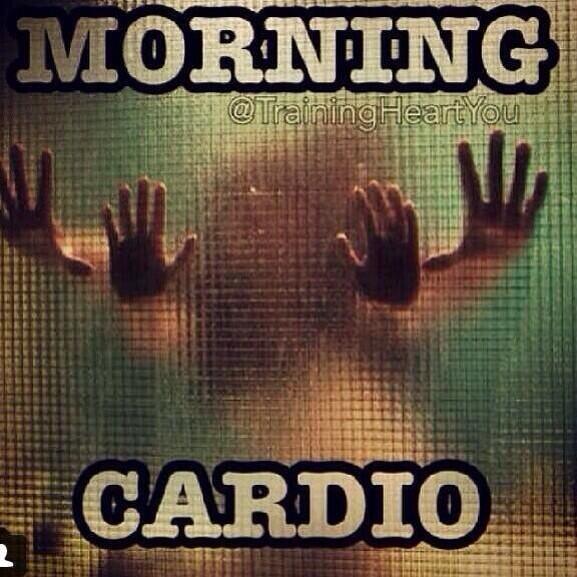 Morning cardio😏