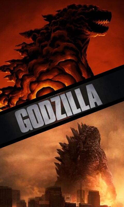 LadyRocki's tweet image. Created this fun #Godzilla montage using #LockscreenStyle #WPapp.