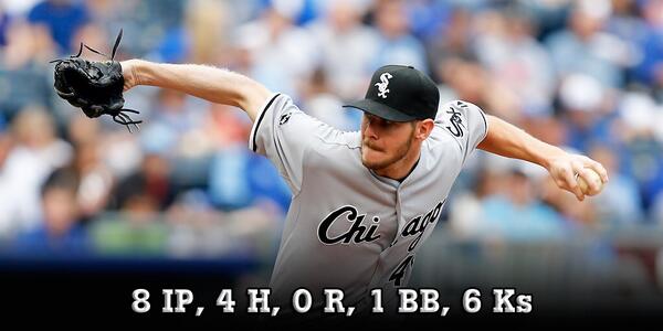 MLB's tweet photo. Darvish, Cobb and Sale. 22 innings, 0 runs. #LightsOut http://t.co/xKdzkmDbZA