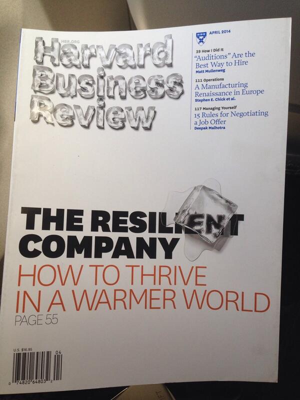 bestfootforward's tweet photo. Great spread on tactical sustainability perspectives in this month's @HarvardBiz Review #takeaction #bethechange http://t.co/cBPTnP4tnW