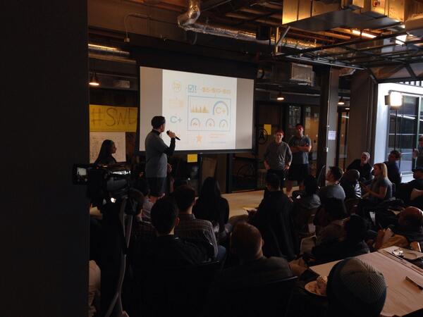 marcusafinley's tweet image. At @sw_dc for demo day.   @aaronksaunders w/ @ClrlyInnovative is judging the projects #DCSharkTank #buildingstuff