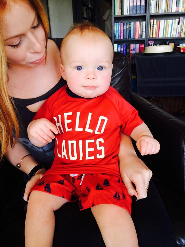 EvilCSM's tweet photo. Check out my grandson! He's got some attitude, no? http://t.co/uum754lxzU
