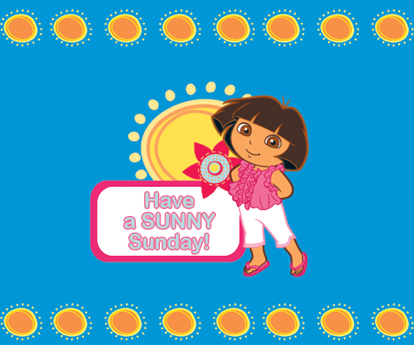 Dora's tweet photo. We hope your day is bright and cheery! http://t.co/i5eKpqm9cs